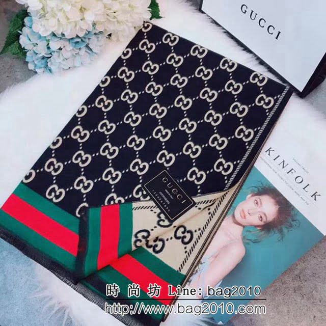 GUCCI古馳 2018年度最新力作時尚百搭長圍巾 LLWJ6429